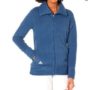 Adidas Full Zip Golf Fleece Jacket with Golf Club Logo, Women Size S